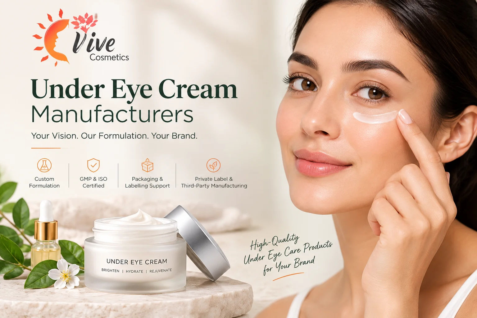 Under Eye Cream Beauty Banner
