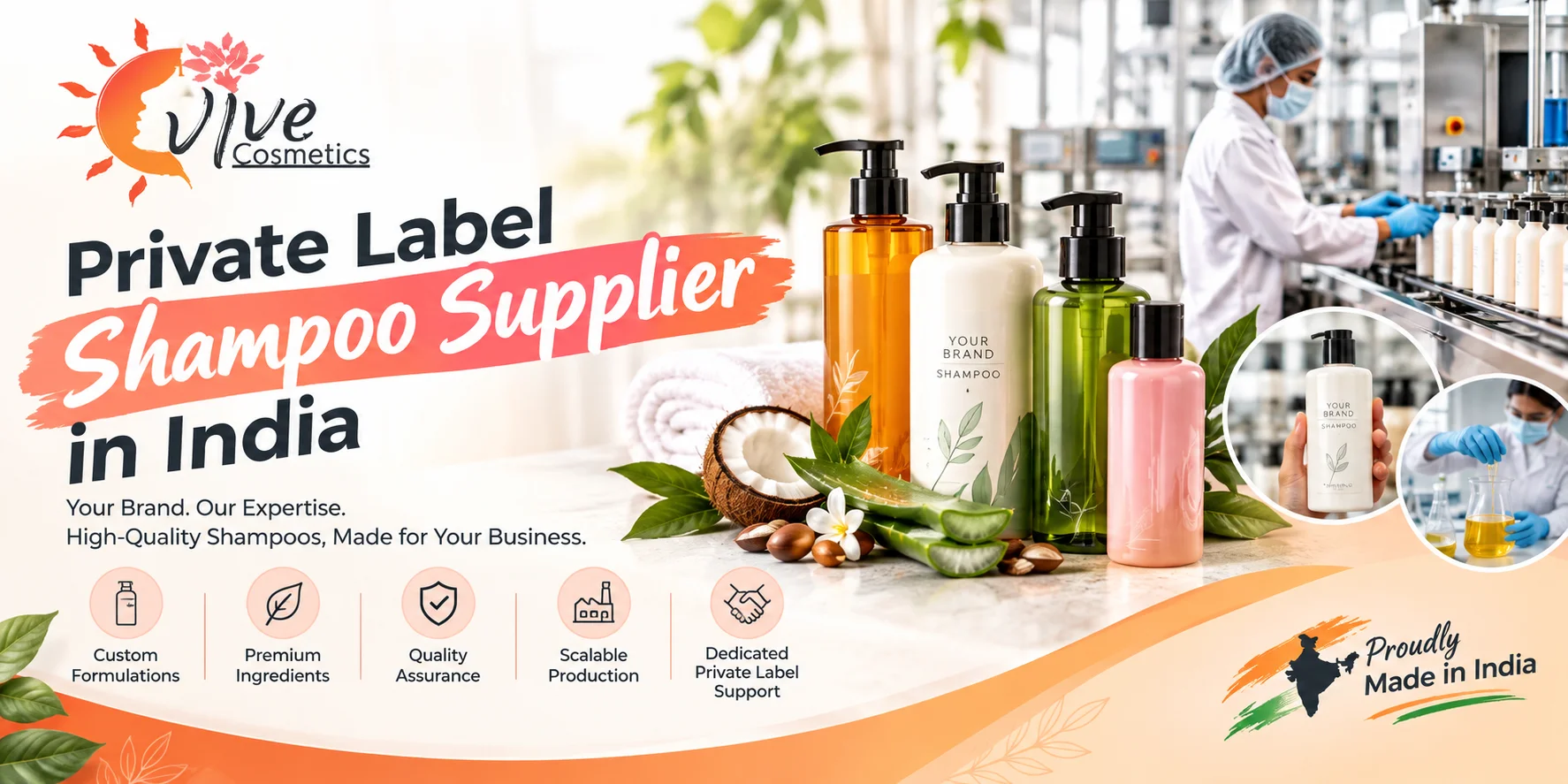 Private Label Shampoo Supplier in India