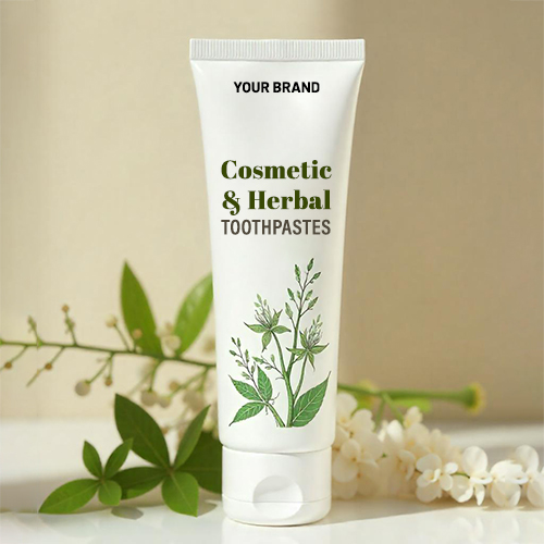 Cosmetic and herbal toothpastes