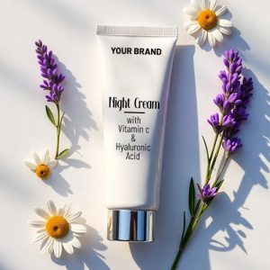 Night cream with vitamin c and hyaluronic acid