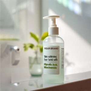 Skin whitening Face Wash with Glycolic Acid Niacinamide