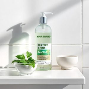 Tea tree and mint face wash