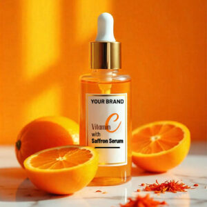 Vitamin c with saffron serum