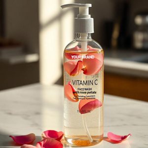 Vitamin – c with rose petals