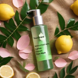 neem extract with lemon extract face wash