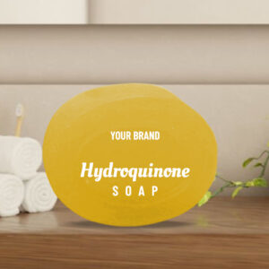 Hydroquinone soap