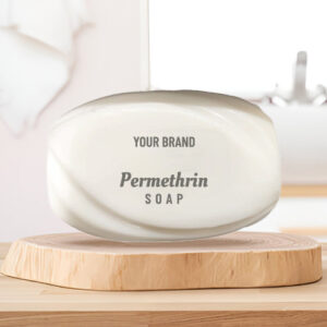 Permethrin soap