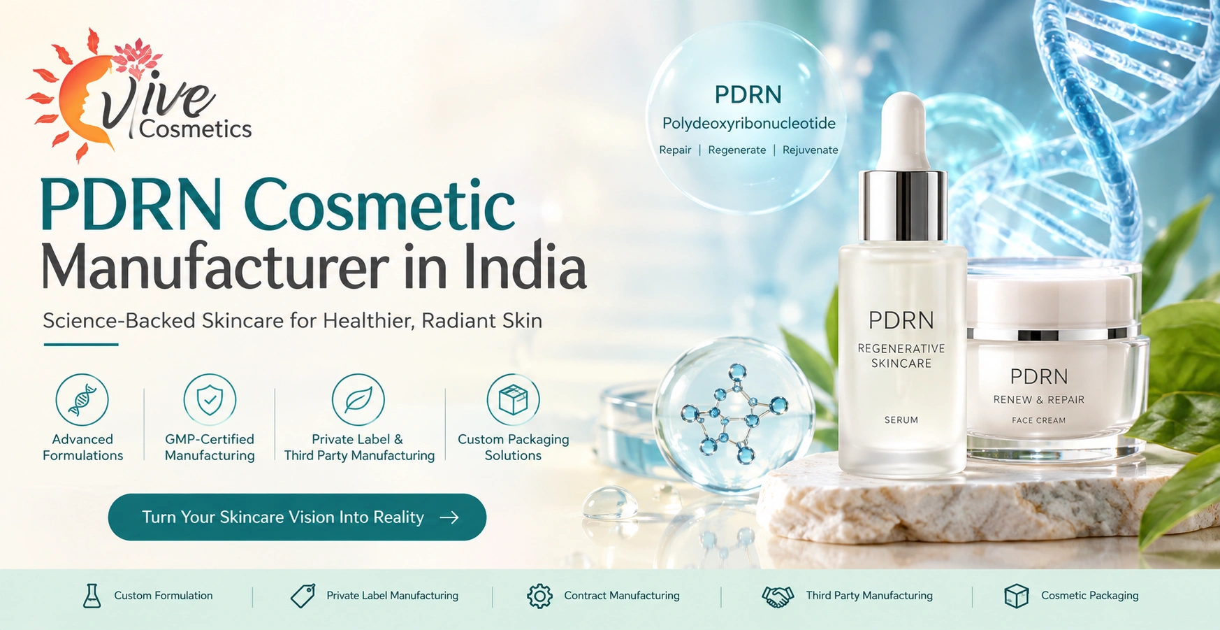 PDRN Cosmetic Manufacturer in India